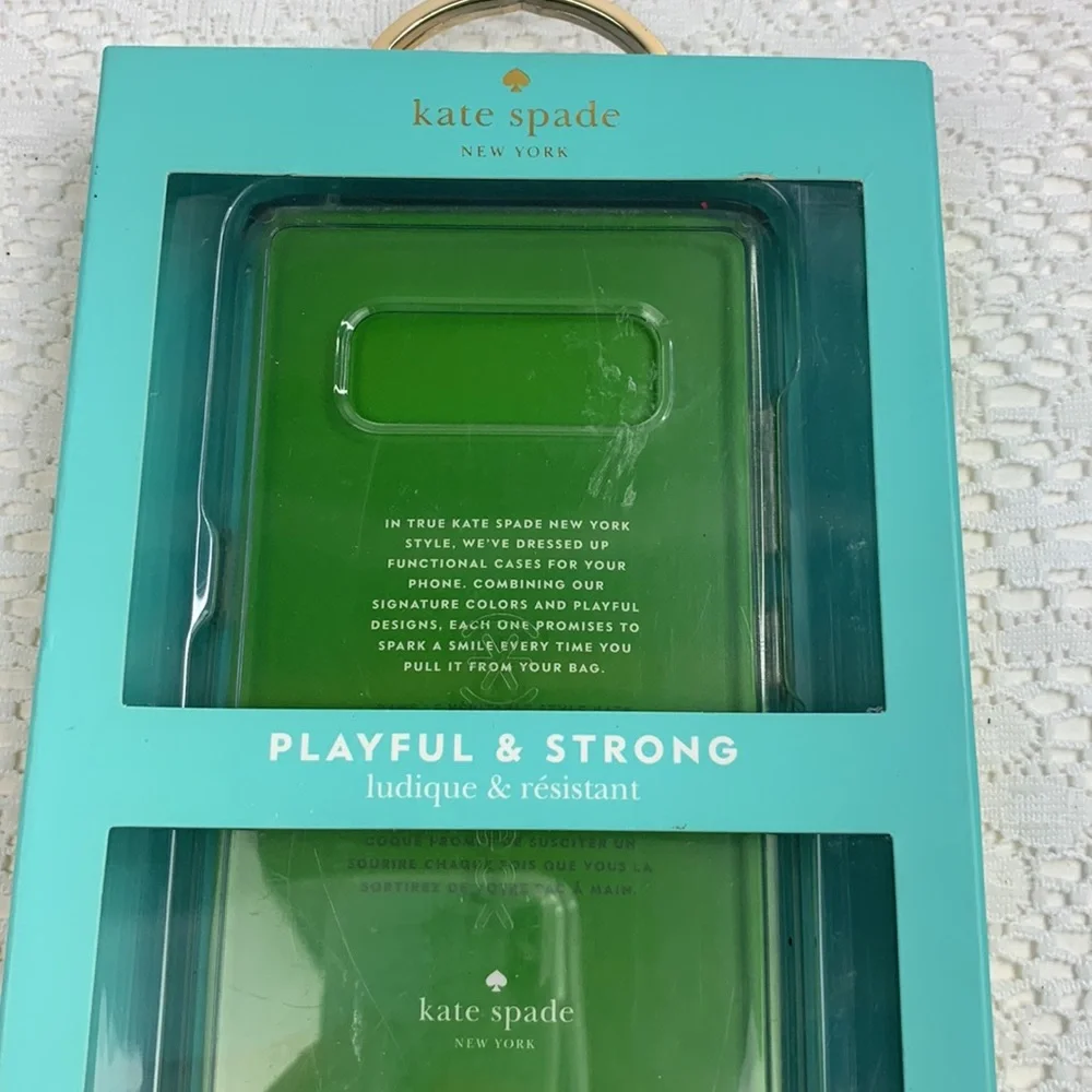 Kate Spade Phone case Samsung Galaxy Note8 Clear Case New NWT in box